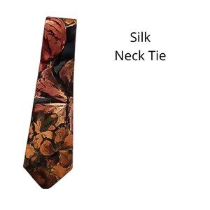 Men’s Neck Tie 100% Silk Italian Colorful Classic Pointed